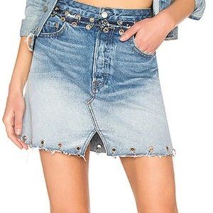 GRLFRND Milla Denim Skirt